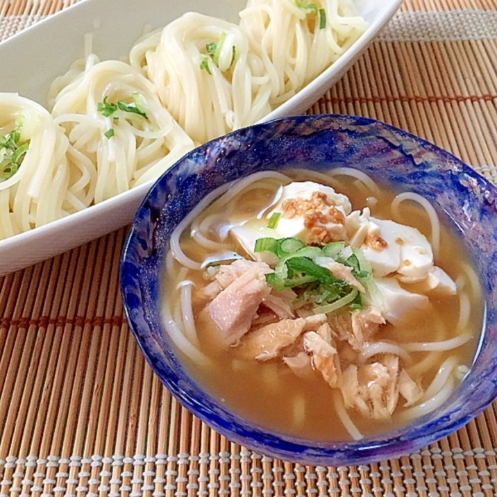 冷や汁風☆ツナ入りごま味噌そうめん